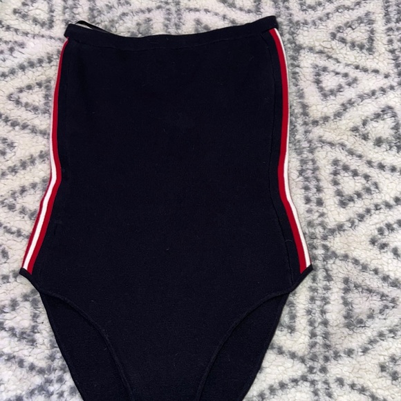 Urban Outfitters Strapless black bodysuit - Picture 1 of 4